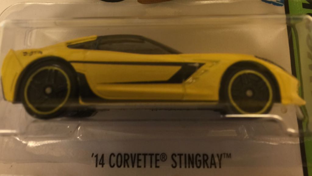‘14 Corvette Stingray - HW Workshop - 2015 Muscle Mania toy car collectible - Main Image 2