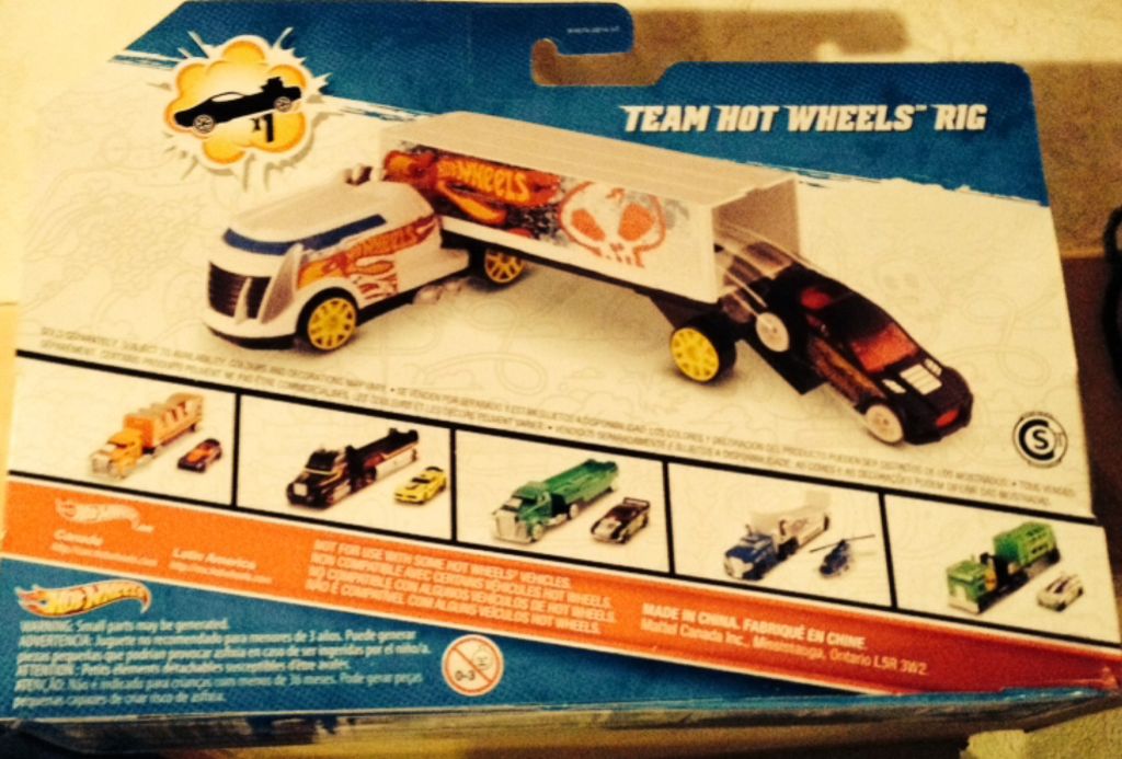 Team Hot Wheels Rig - Truckin Transporters toy car collectible - Main Image 2