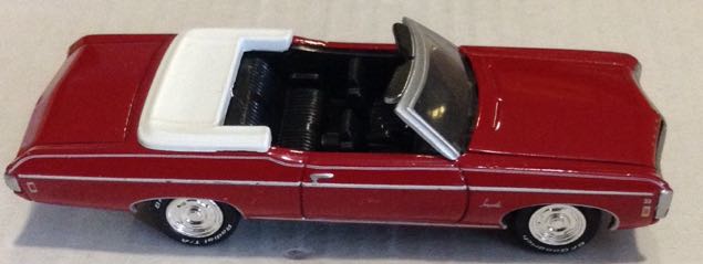 Chevy Impala 1969 Convertible Rojo - Johnny Lightning toy car collectible - Main Image 2