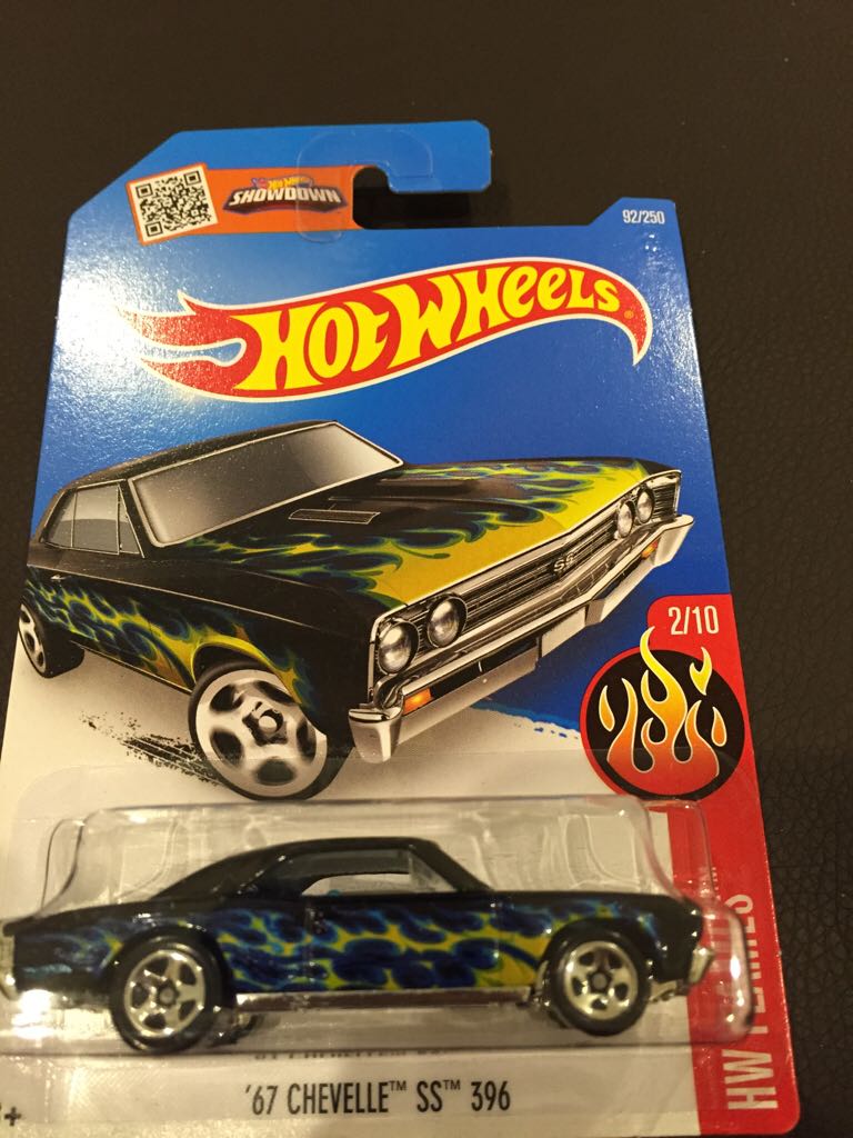 ’67 Chevelle SS 396 - HW Flames toy car collectible - Main Image 1