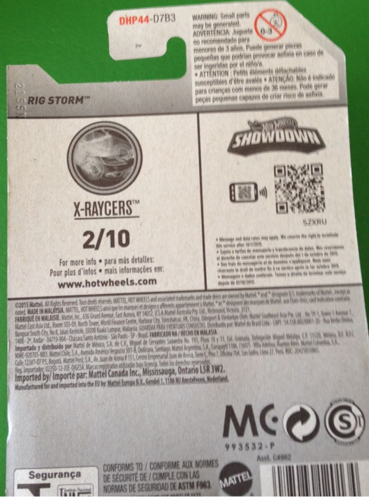 Rig-Storm - X-Raycers toy car collectible - Main Image 2