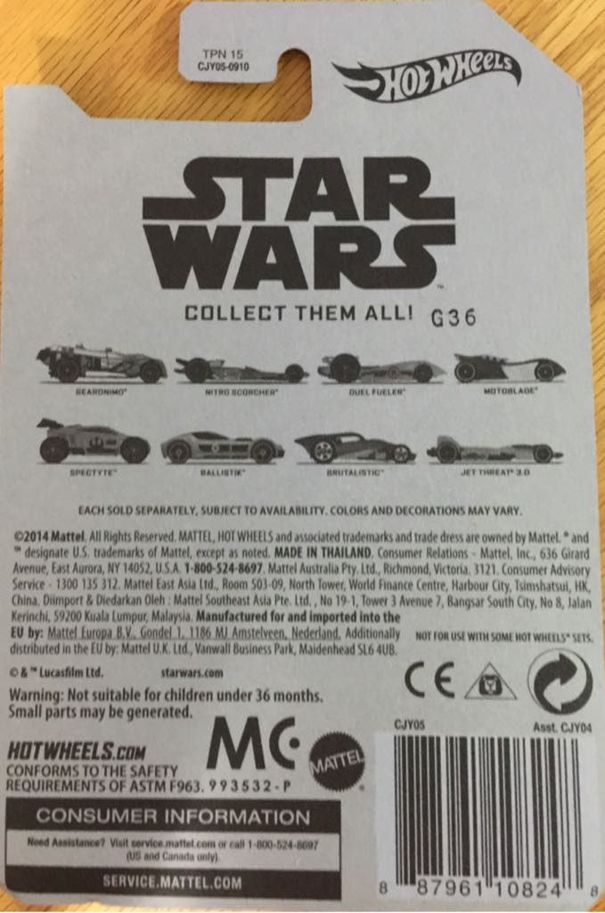 Nitro Scorcher - Star Wars Movie Series toy car collectible - Main Image 2