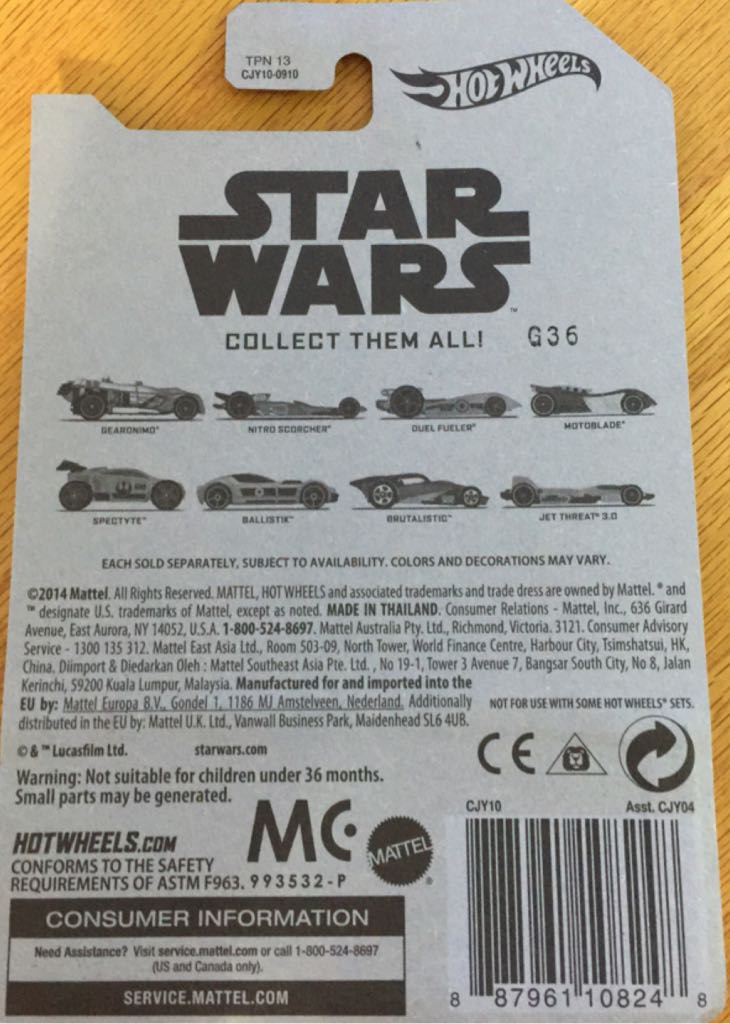 Jet Threat 3.0 - star wars toy car collectible - Main Image 2
