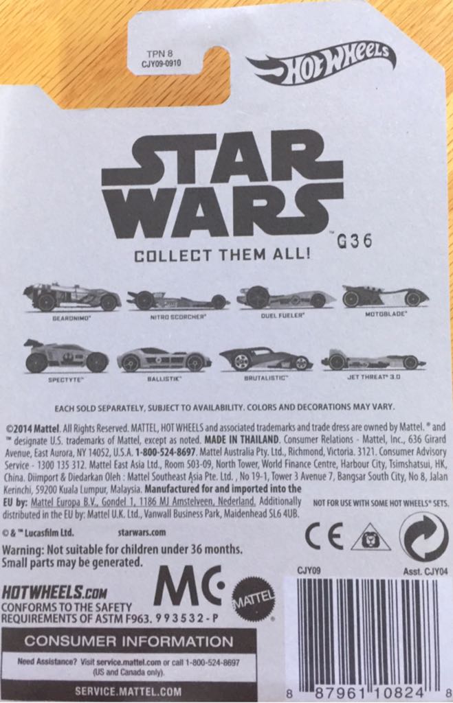 Spectyte - Star Wars Movie Series toy car collectible - Main Image 2