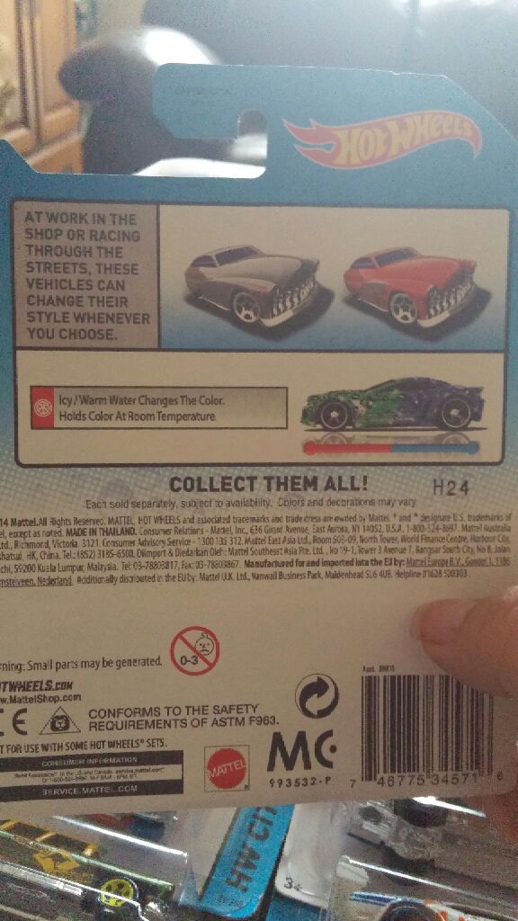 purple passion color shifters  toy car collectible - Main Image 2