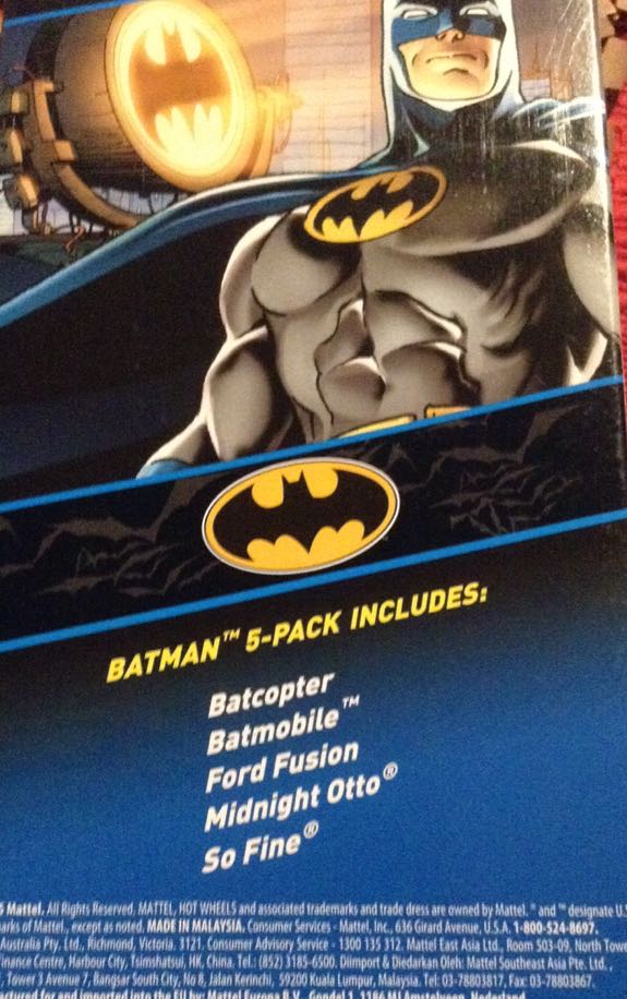 DC: Batman 5 Pack - Cdt28/d910 toy car collectible - Main Image 2