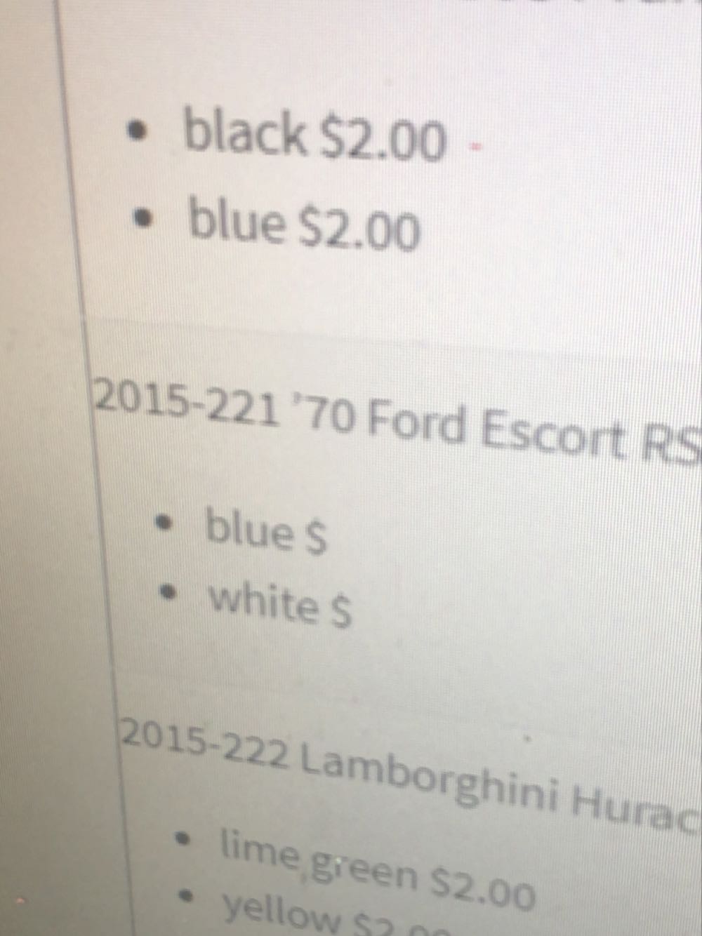 ‘70 Ford Escort RS1600 - HW Workshop 2015 - HW Garage toy car collectible - Main Image 3