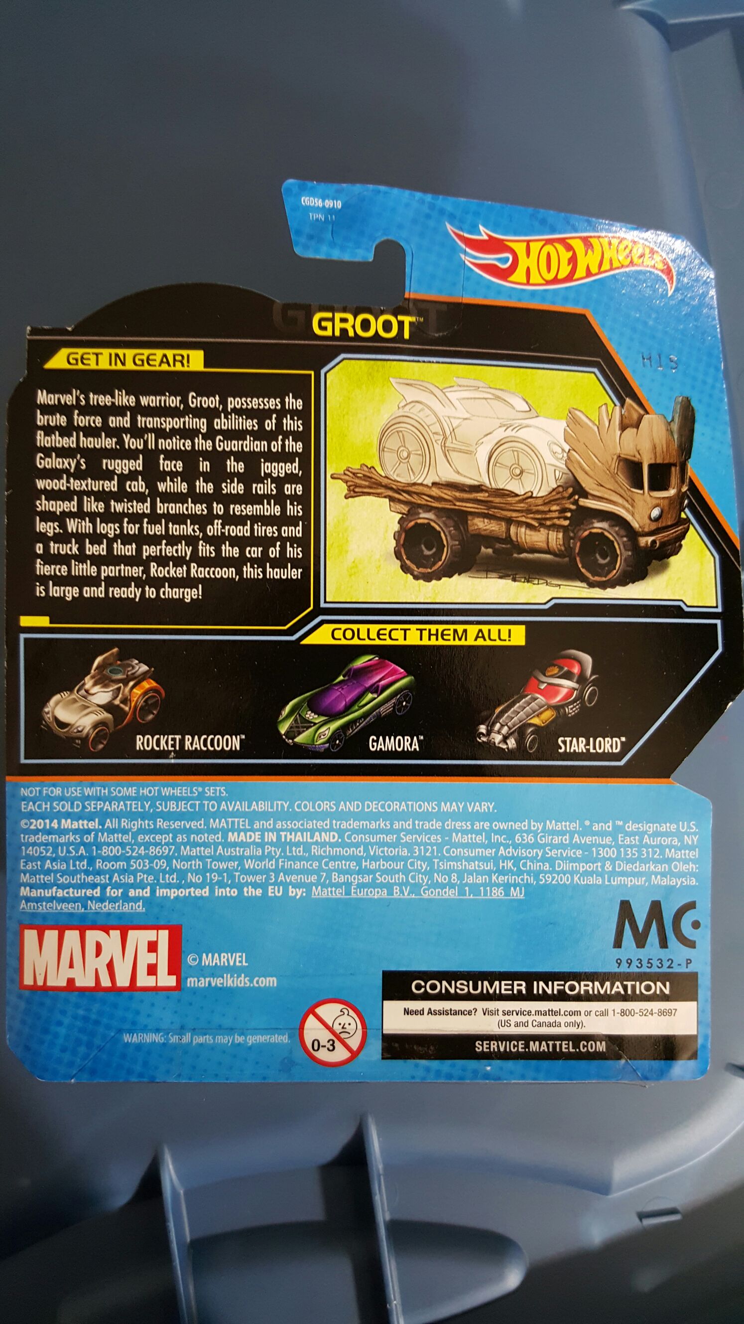 Groot RACER VERSE 2024 - 2024 Racer Verse toy car collectible - Main Image 2