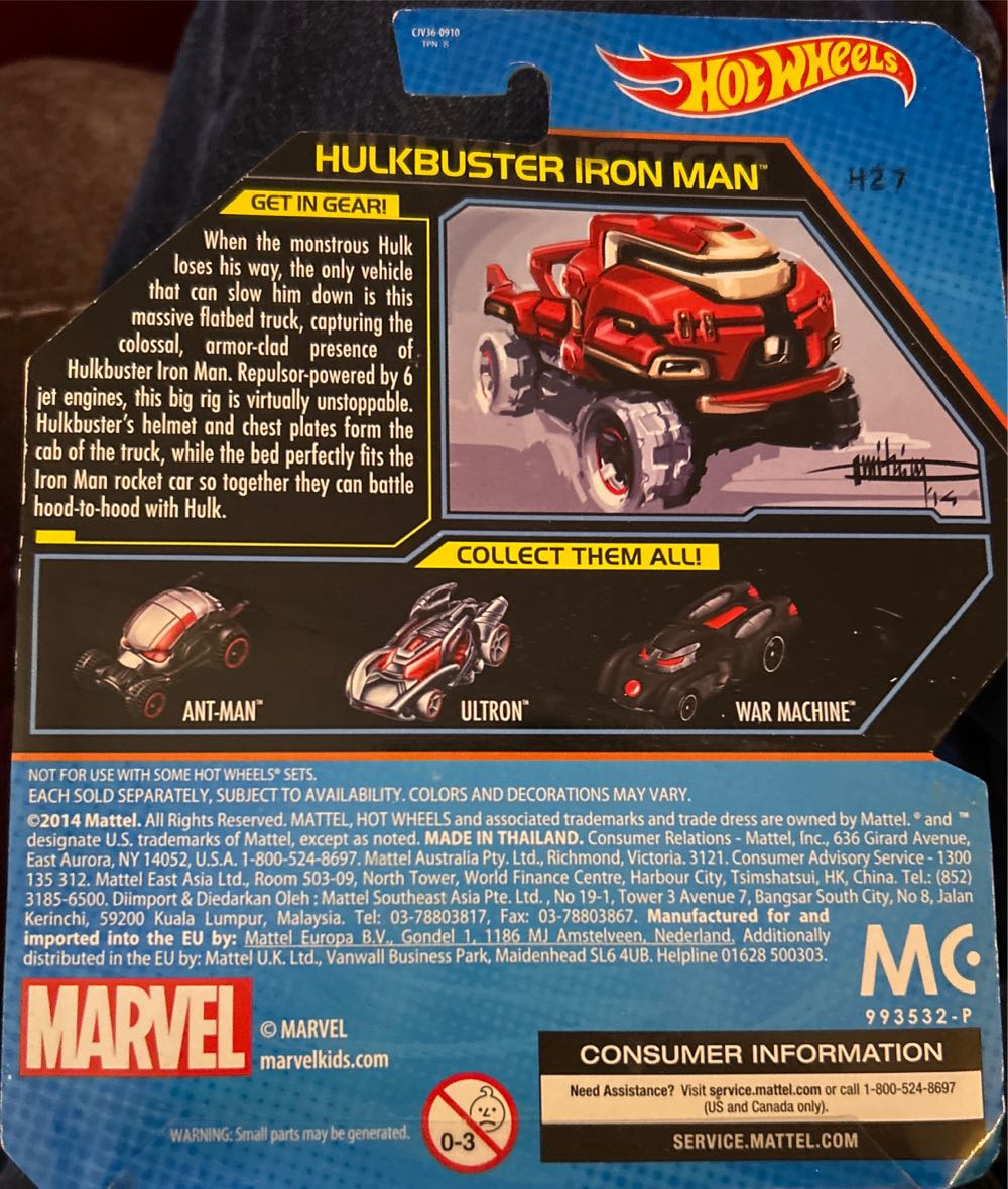 Hulkbuster Iron Man - Superhero Series toy car collectible - Main Image 3