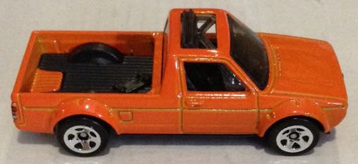 Pick Up Volkswagen Caddy Naranja - HW Off Road Hot Trucks toy car collectible - Main Image 2