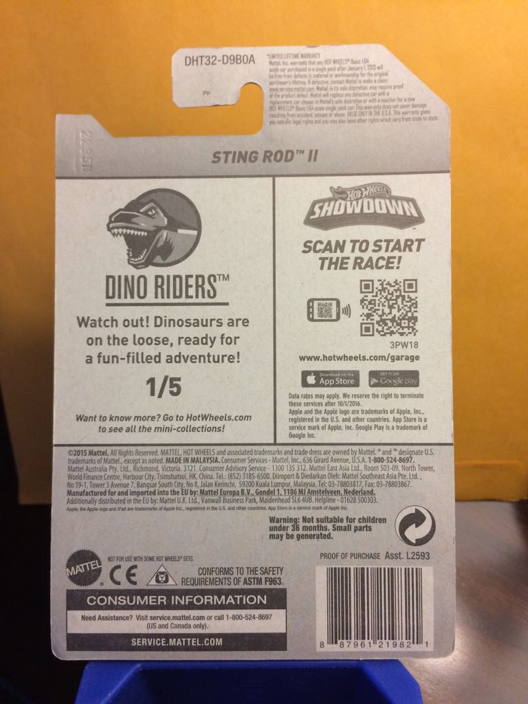 Sting Rod II - ’16 Dino Riders toy car collectible - Main Image 2