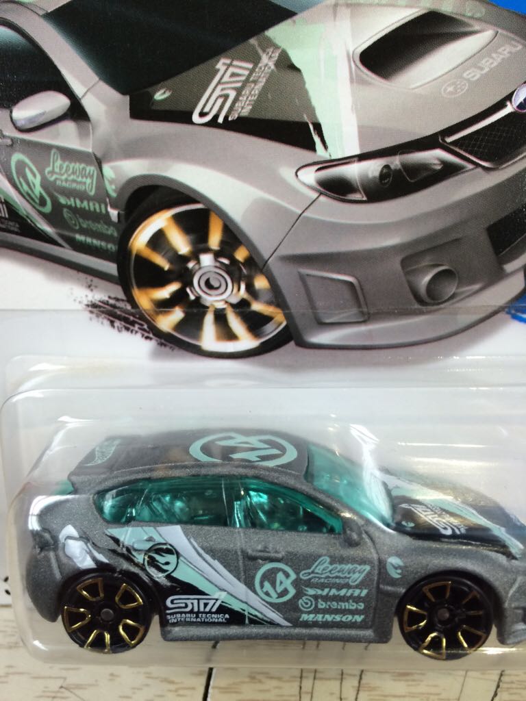6/10 Subaru WRX STI - 2014 - HW City - Night Burnerz toy car collectible - Main Image 2