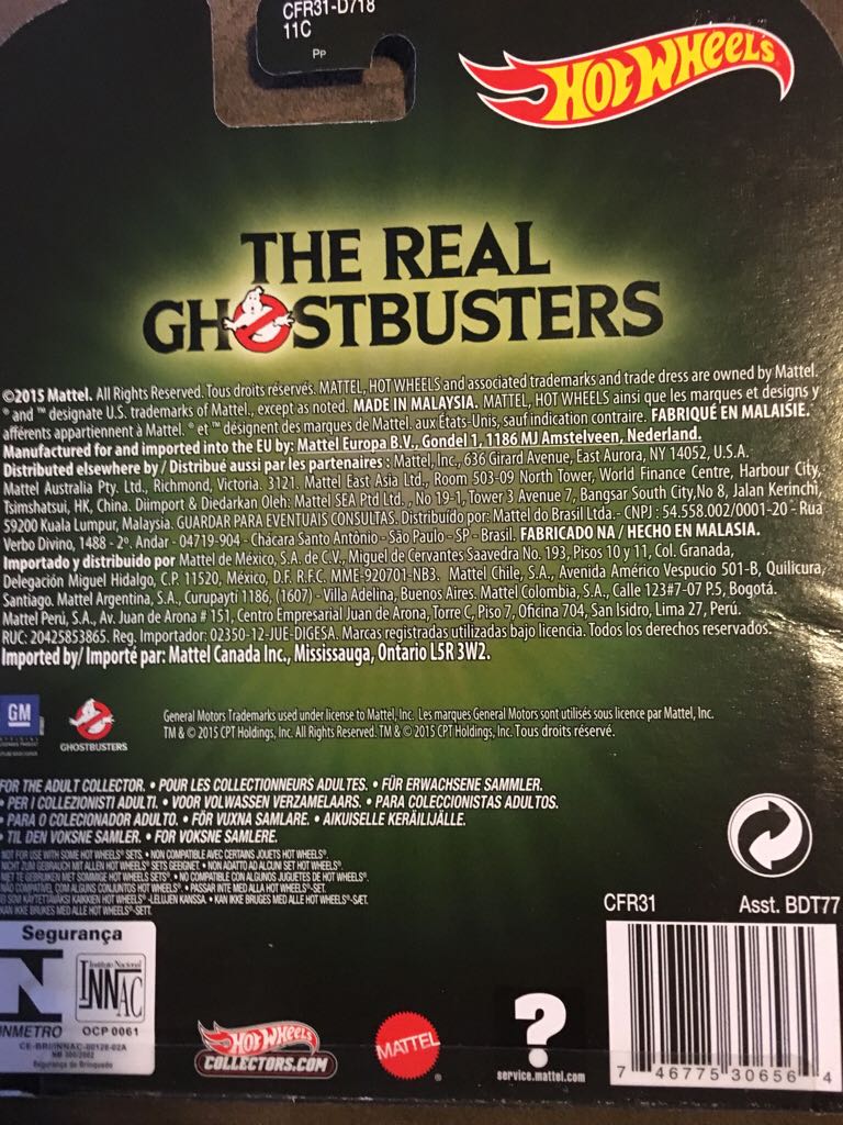 Ghostbusters Ecto-1 Cartoon Car - ’15 Retro Entertainment/The Real Ghostbusters toy car collectible - Main Image 2