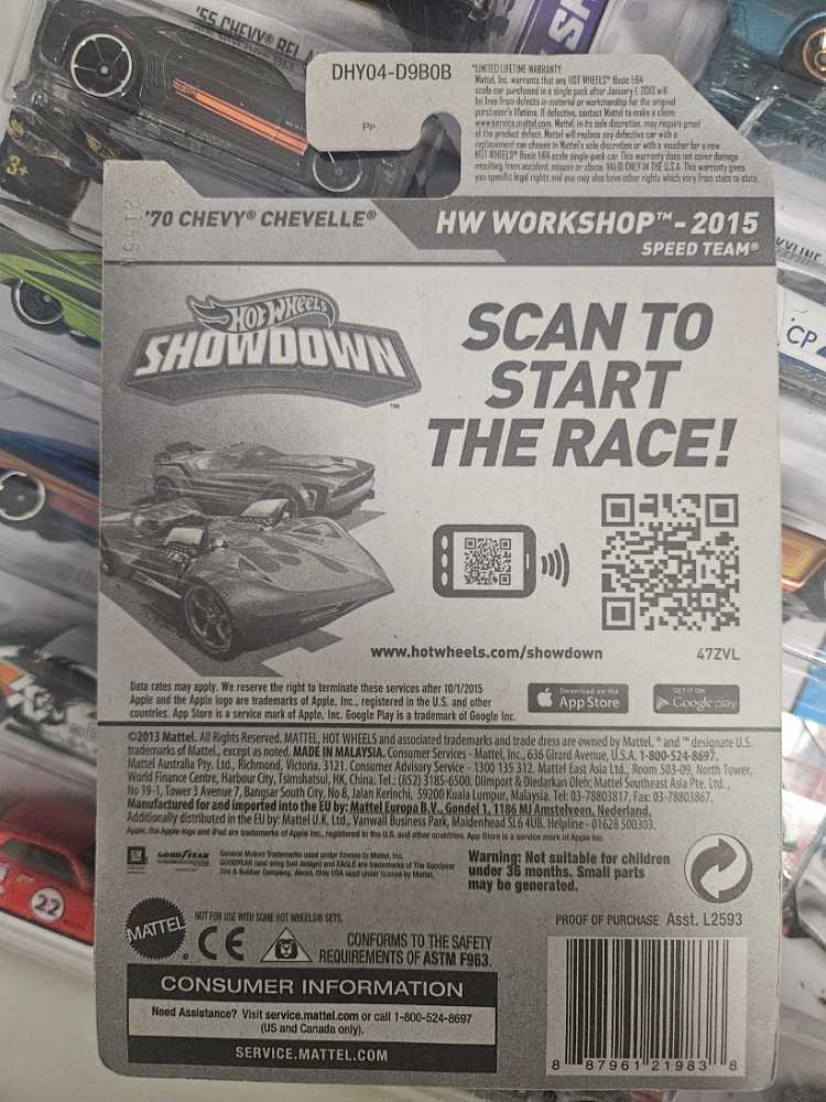 ‘70 Chevy Chevelle - Speed Team toy car collectible - Main Image 3