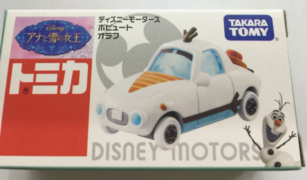 WD F Olaf Snowman - Tomica Disney Frozen toy car collectible - Main Image 1