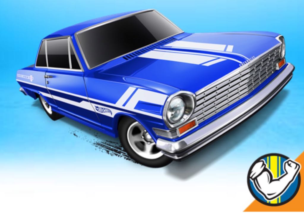 ’63 Chevy II - ’16 HW Muscle Mania toy car collectible - Main Image 2