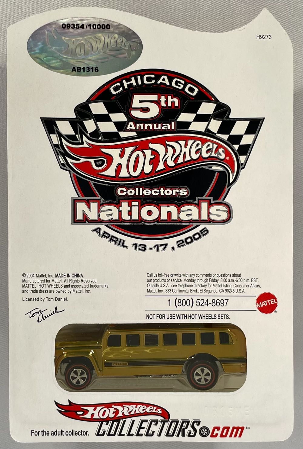 5th Annual Collectors Nationals : S’Cool Bus - 5th Annual Collectors Nationals toy car collectible - Main Image 2