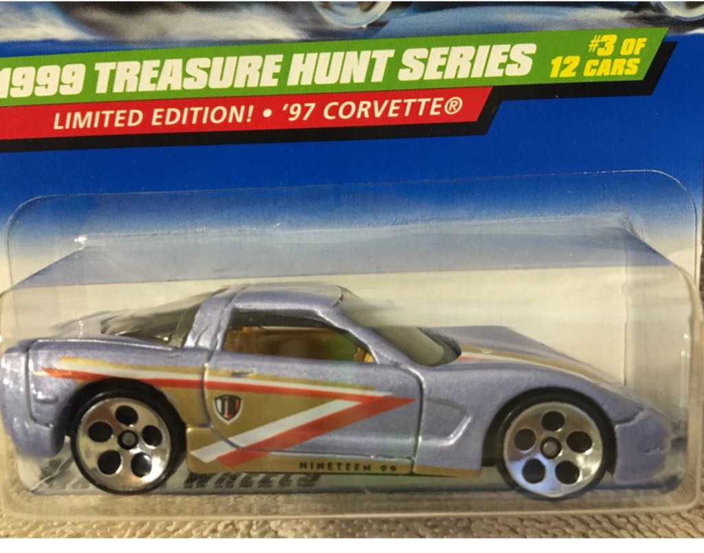 ’97 Corvette - 1999 Treasure Hunt Series toy car collectible - Main Image 2