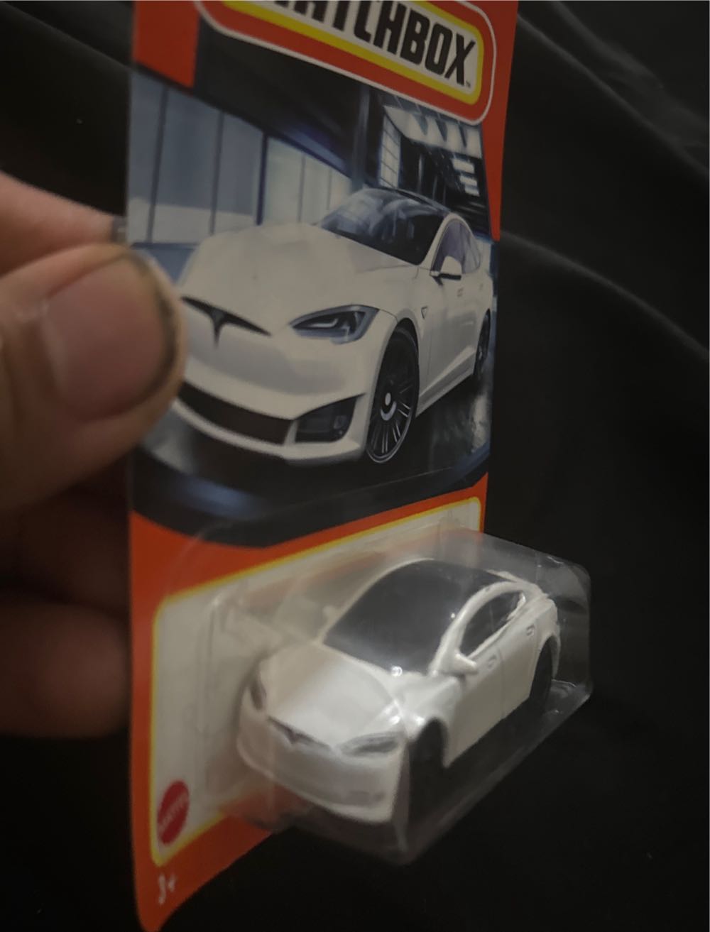 Matchbox Tesla Model S - Matchbox 70 Years toy car collectible - Main Image 3