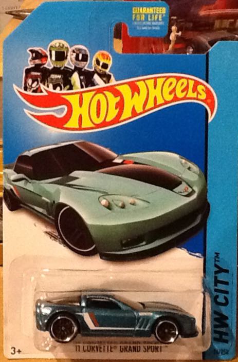 Corvette Grandsport (teal) 2011 - HW City toy car collectible - Main Image 1