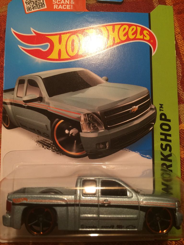 Chevy Silverado - ’15 HW Workshop toy car collectible - Main Image 1