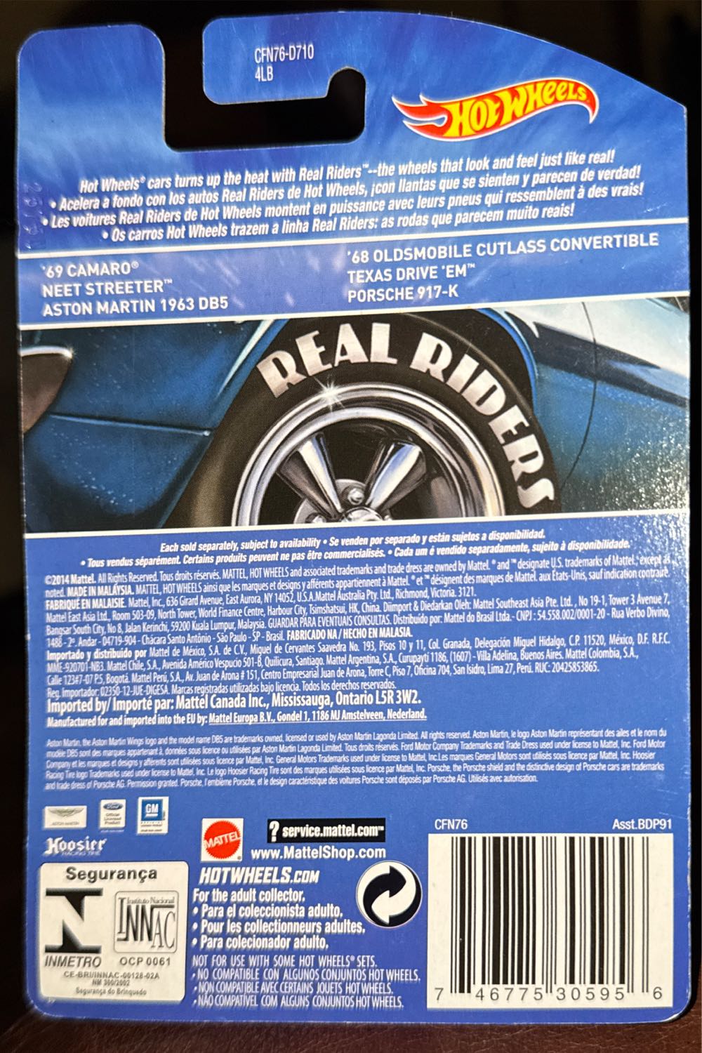 ‘69 Camaro - Real Riders toy car collectible - Main Image 3