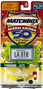 #’Raft Boat w/Trailer’: Louisiana Matchbox - Matchbox: Across America, 50th Birthday Series toy car collectible - Main Image 4