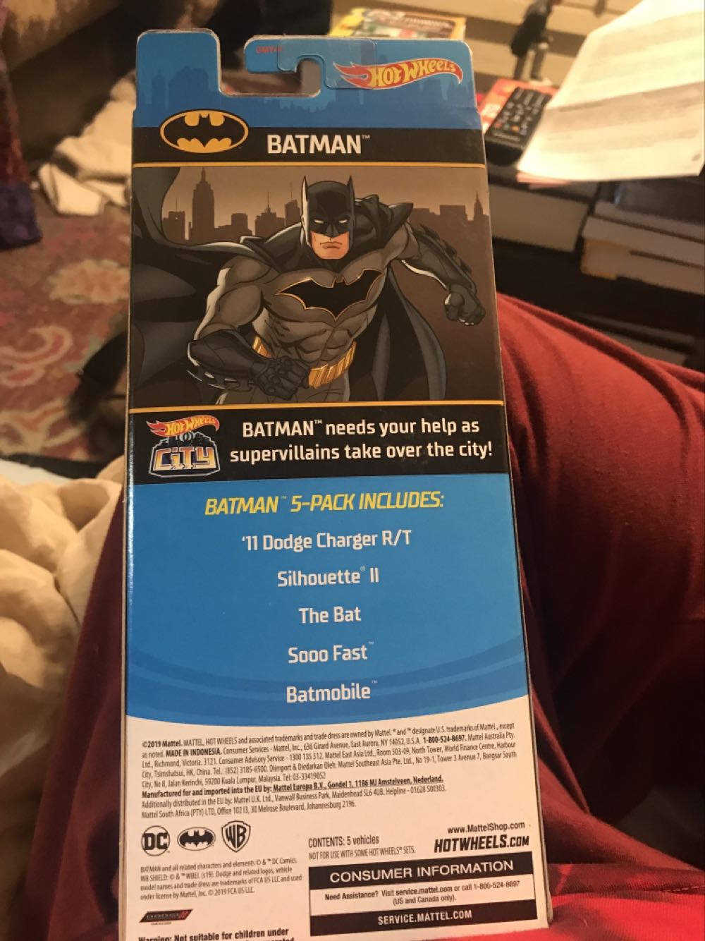 Batman 5 Pack - Batman 5 - 15 HW City toy car collectible - Main Image 4