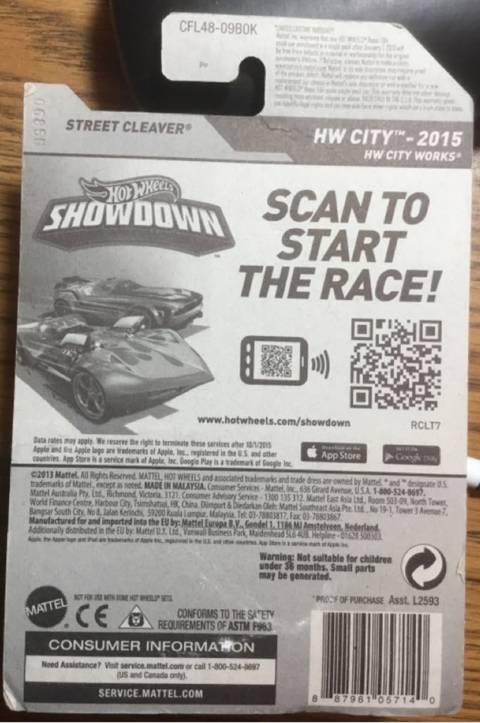 Hot Wheels Street Cleaver - 15 HW City toy car collectible - Main Image 2