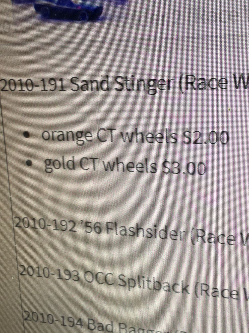 Sand Stinger - Desert Race 5-Pack toy car collectible - Main Image 3