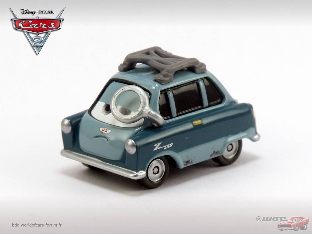 Professor Zündapp - (2011 - Cars 2) MOVIE MOMENTS (54) toy car collectible - Main Image 2