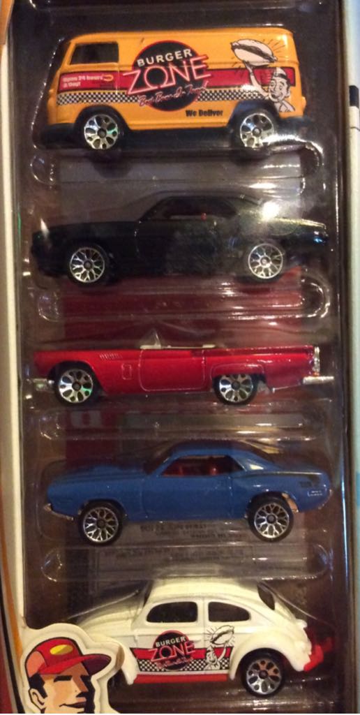 Matchbox Burger Zone 5 Pack  toy car collectible - Main Image 2