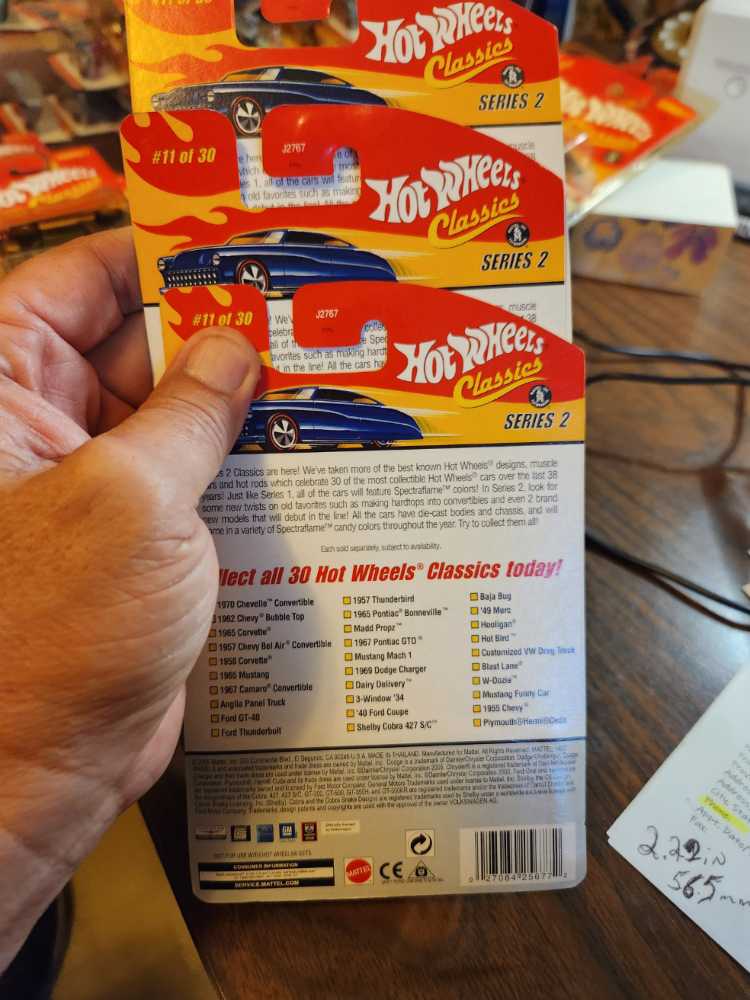 Hw Classics Series 2 1957 Ford Thunderbird  - HW Classic Series 2 toy car collectible - Main Image 2