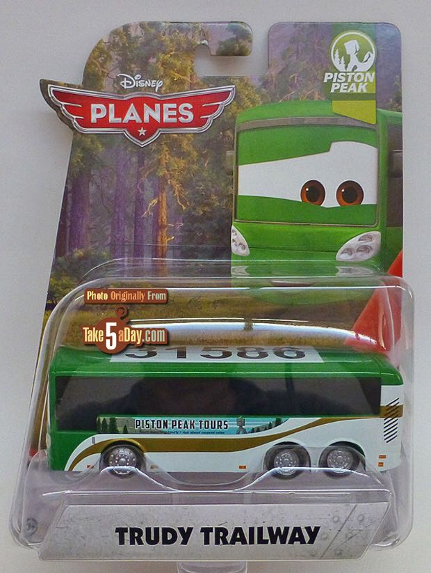 Disney Planes Trudy Trailway  toy car collectible - Main Image 1