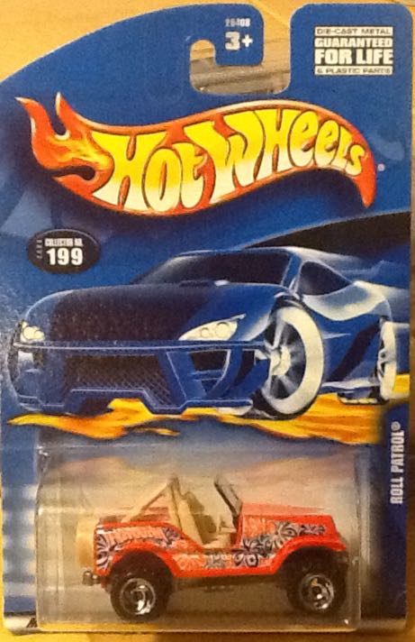 Jeep Roll Patrol - 2000 Hot Wheels Mainline toy car collectible - Main Image 1