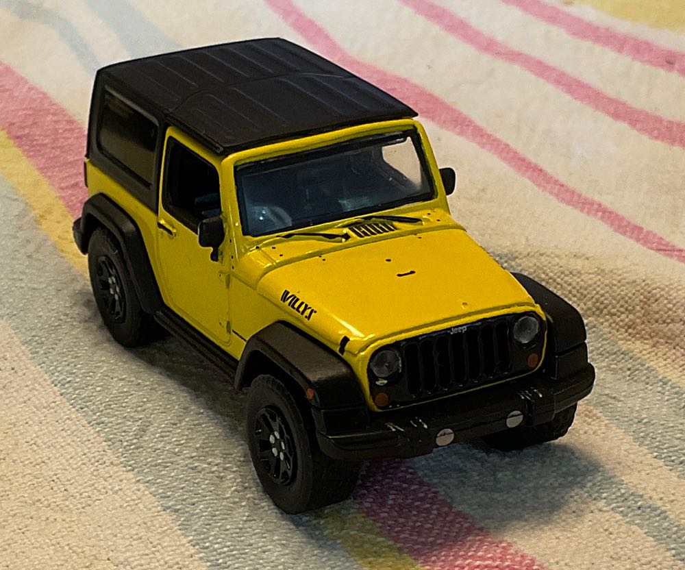 *Willys Jeep Wrangler ’15, Yellow - All-Terrain toy car collectible - Main Image 3
