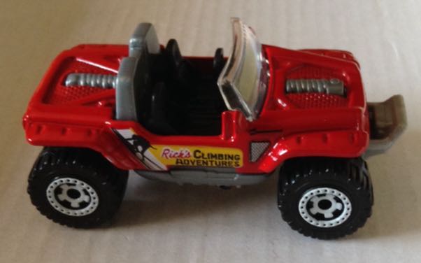 Jeep Hurricane Rojo  - Machtbox toy car collectible - Main Image 2