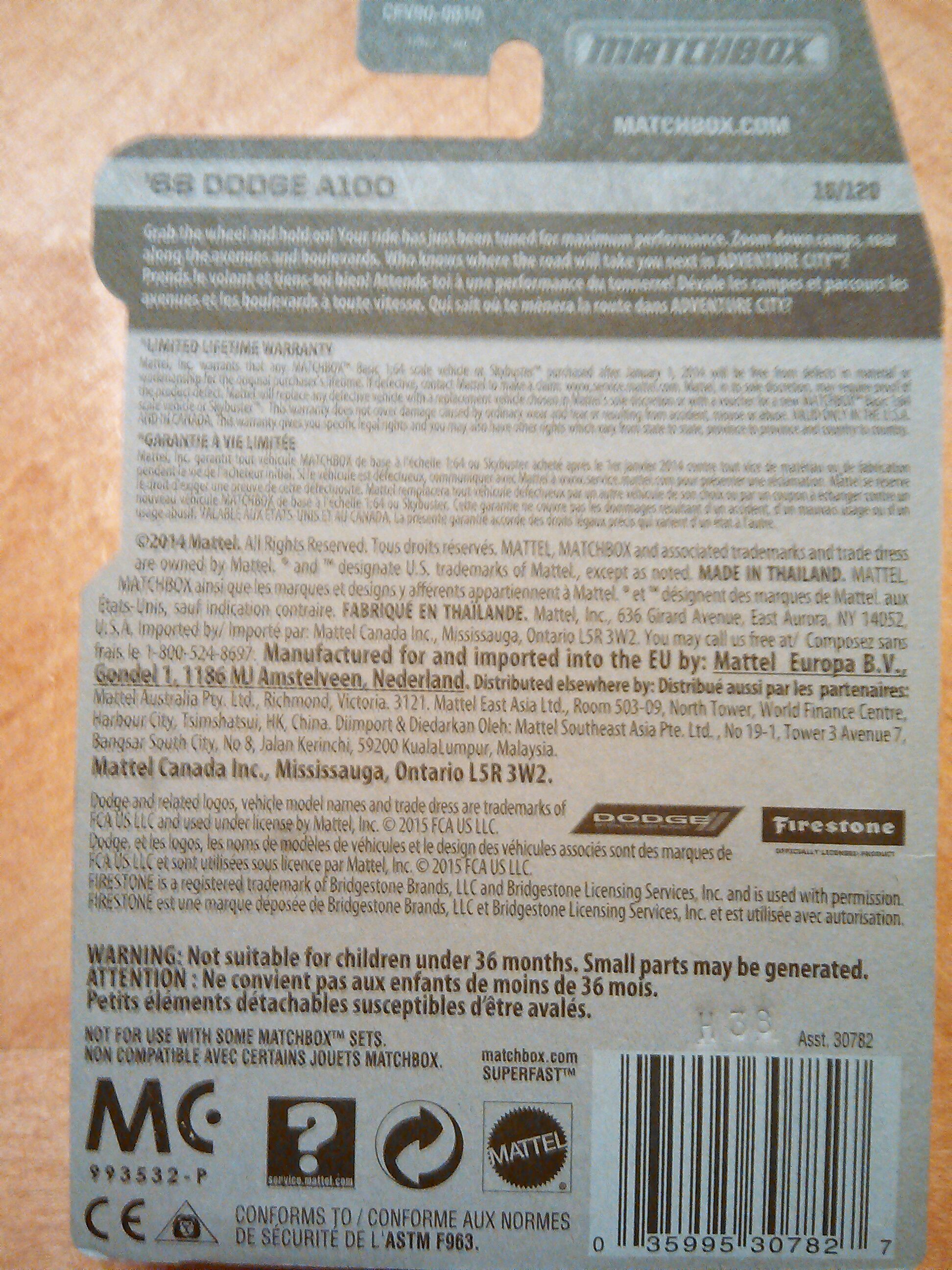 ’66 Dodge A100  toy car collectible - Main Image 2