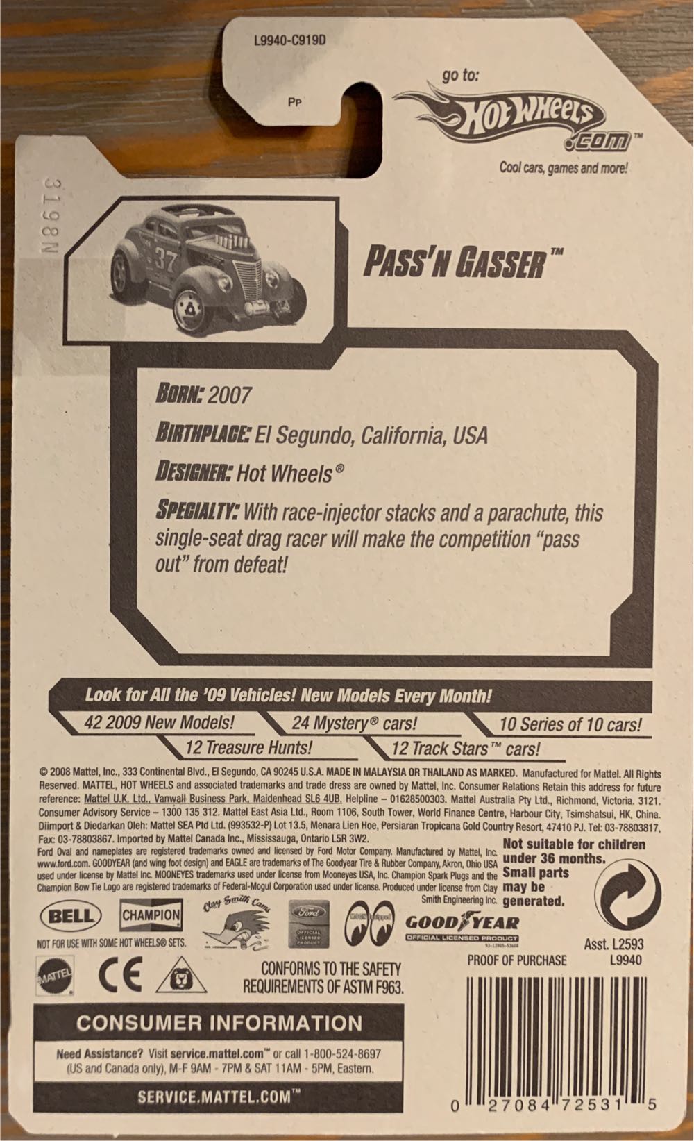 Pass’n Gasser (Loose) - 2008 New Models toy car collectible - Main Image 2