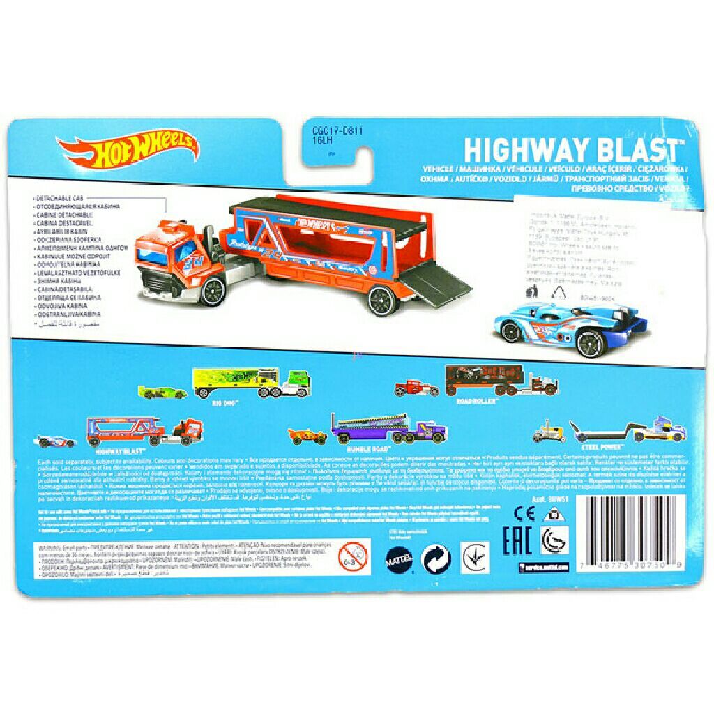 Highway Blast - (v.) - Super Rigs toy car collectible - Main Image 2