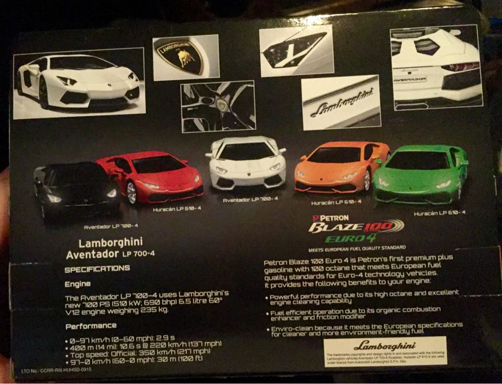 Lamborghini Huracan  LP610-4 - Petron Collectibles toy car collectible - Main Image 2