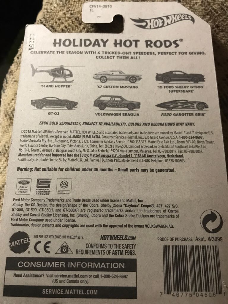 GT-03 - Holiday Hot Rods toy car collectible - Main Image 2