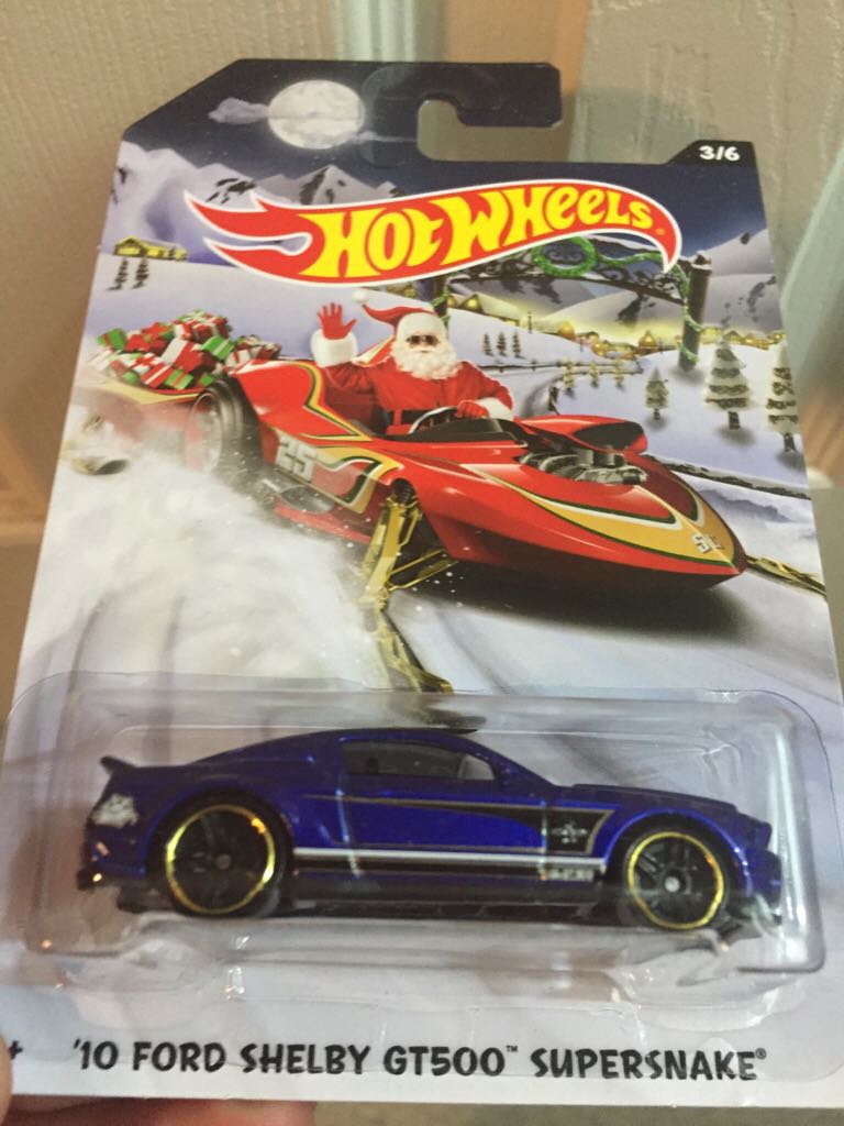 ’10 Ford Shelby GT500 Supersnake - Holiday Series toy car collectible - Main Image 1