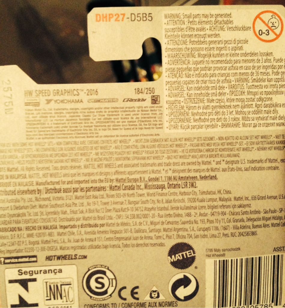 Nissan Fairlady Z - HW Speed Graphics toy car collectible - Main Image 2