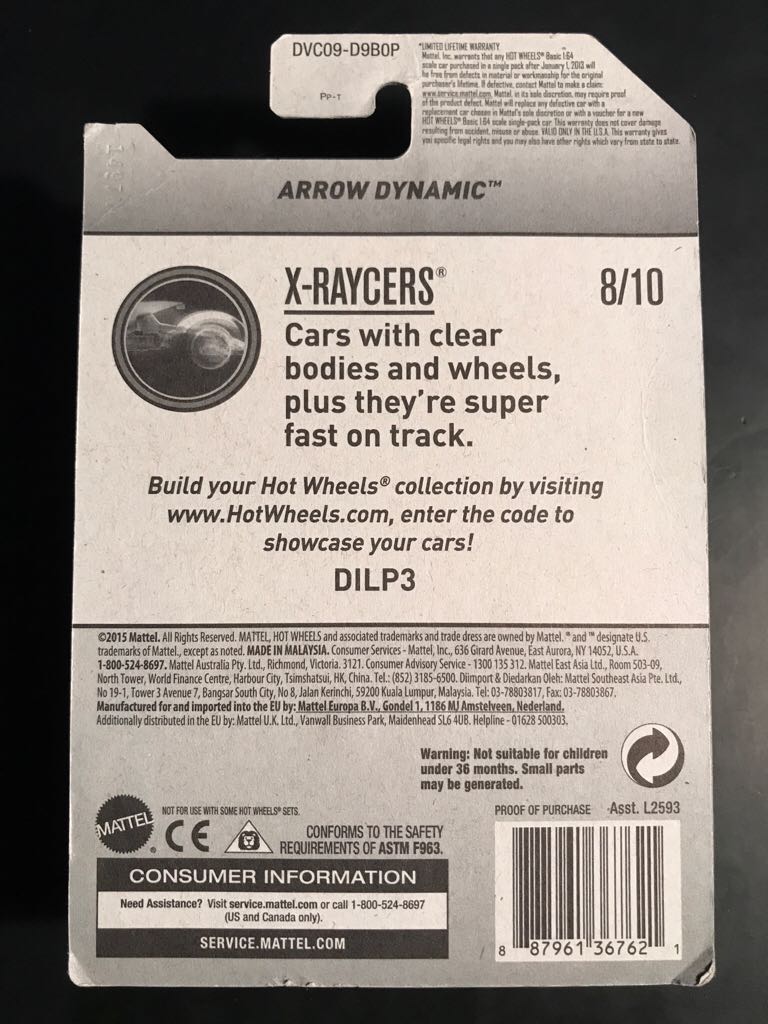 Arrow Dynamicn - ’16 X-Raycers toy car collectible - Main Image 2