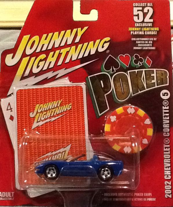 2002 Corvette - Poker toy car collectible - Main Image 1