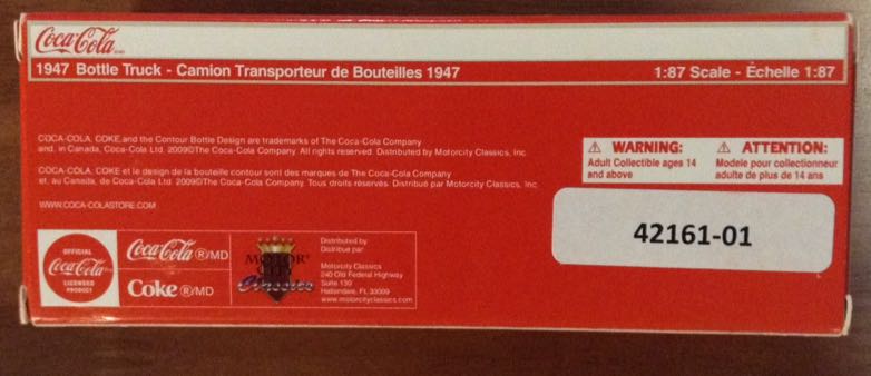 1947 Bottle Truck - Motor City Classics toy car collectible - Main Image 2