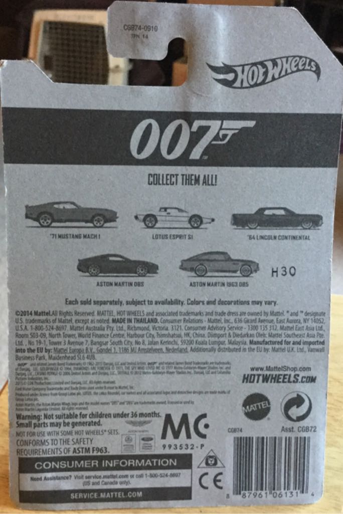 007 the spy who loved me - 2016 007 The Spy Who Loved Me toy car collectible - Main Image 2