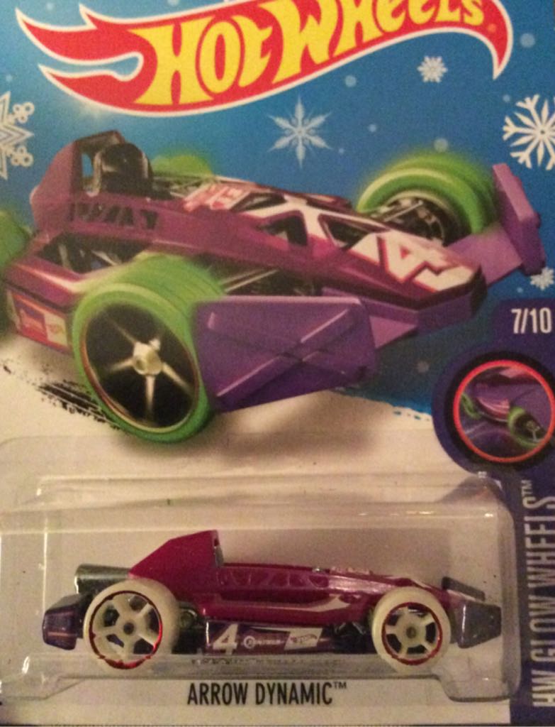 Arrow Dynamic - HW Glow Wheels toy car collectible - Main Image 1