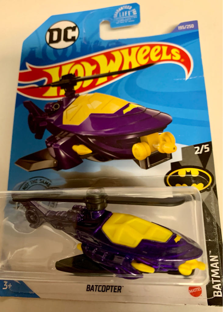 Batcopter HW-ML20 - 2020 Batman toy car collectible - Main Image 2